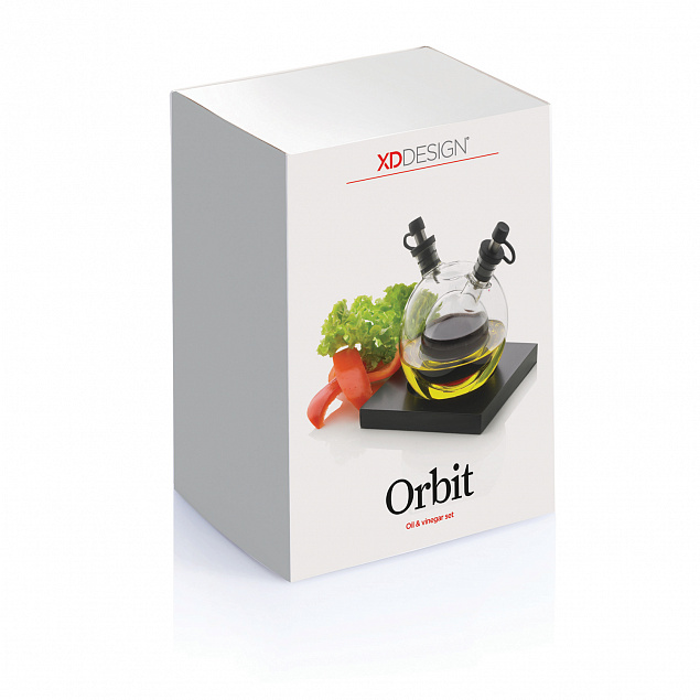 Набор для масла и уксуса Orbit с логотипом в Санкт-Петербурге заказать по выгодной цене в кибермаркете AvroraStore
