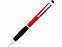 Ручка-стилус шариковая Ziggy синие чернила, красный/черный с логотипом в Санкт-Петербурге заказать по выгодной цене в кибермаркете AvroraStore