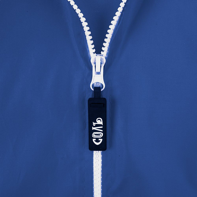 Дождевик «Водкостойкий», ярко-синий с логотипом в Санкт-Петербурге заказать по выгодной цене в кибермаркете AvroraStore