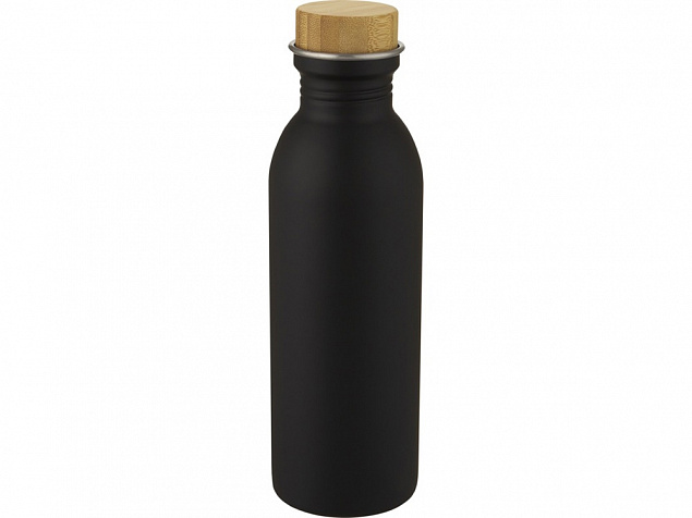 Kalix, спортивная бутылка из нержавеющей стали объемом 650 мл, черный с логотипом в Санкт-Петербурге заказать по выгодной цене в кибермаркете AvroraStore