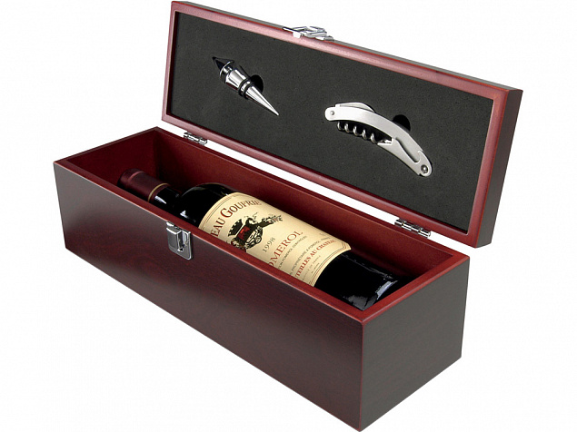 Коробка для вина "Executive" с логотипом в Санкт-Петербурге заказать по выгодной цене в кибермаркете AvroraStore