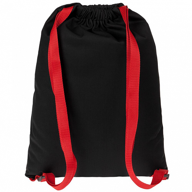 Рюкзак Nock, черный с красной стропой с логотипом в Санкт-Петербурге заказать по выгодной цене в кибермаркете AvroraStore