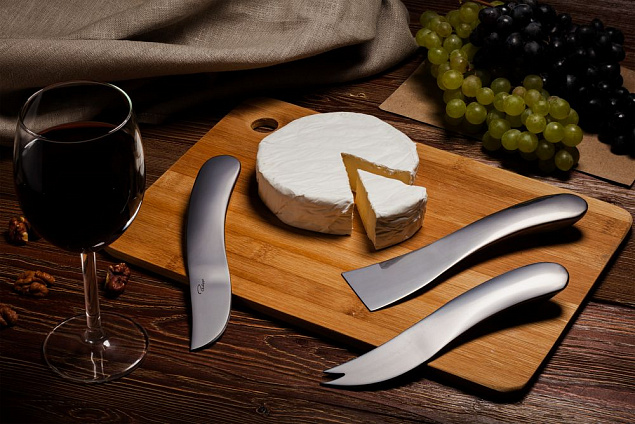 Набор ножей для сыра Wave с логотипом в Санкт-Петербурге заказать по выгодной цене в кибермаркете AvroraStore