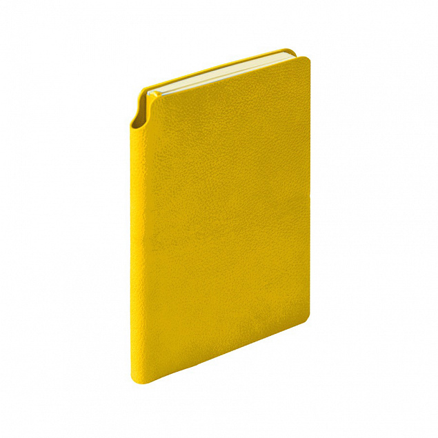 Ежедневник недатированный SALLY, A6, желтый, кремовый блок с логотипом в Санкт-Петербурге заказать по выгодной цене в кибермаркете AvroraStore