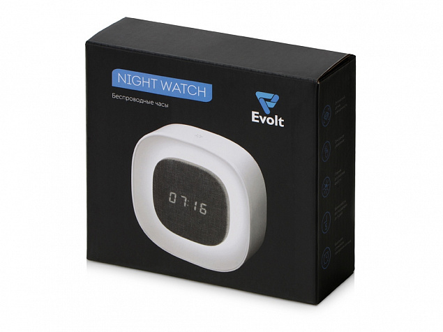 Беспроводные часы с датчиком освещенности и подсветкой «Night Watch» с логотипом в Санкт-Петербурге заказать по выгодной цене в кибермаркете AvroraStore