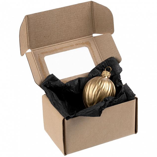 Елочная игрушка «Орешек» в коробке, античное золото с логотипом в Санкт-Петербурге заказать по выгодной цене в кибермаркете AvroraStore
