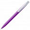 Ручка шариковая Pin Soft Touch, фиолетовая с логотипом в Санкт-Петербурге заказать по выгодной цене в кибермаркете AvroraStore