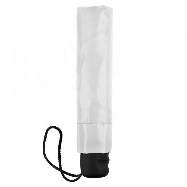 Зонт складной Basic, белый с логотипом в Санкт-Петербурге заказать по выгодной цене в кибермаркете AvroraStore