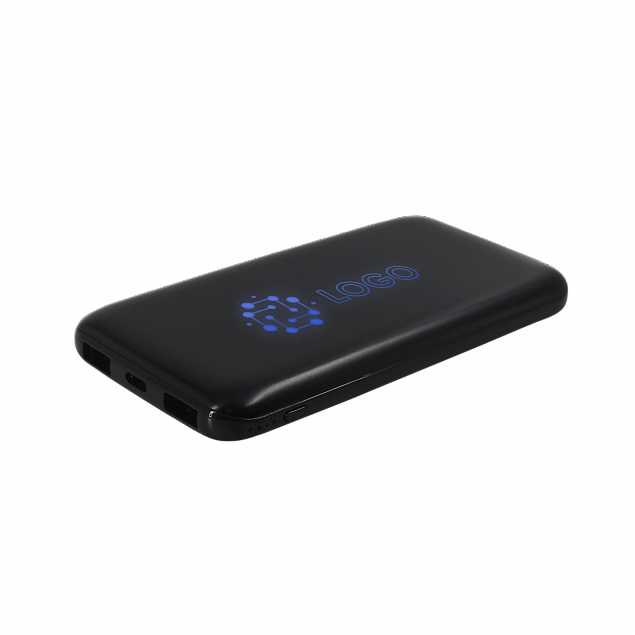 Внешний аккумулятор с подсветкой Bplanner Power 4 ST, 8000 mAh (Синий) с логотипом в Санкт-Петербурге заказать по выгодной цене в кибермаркете AvroraStore