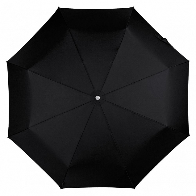 Складной зонт Alu Drop S, 3 сложения, 8 спиц, автомат, черный с логотипом в Санкт-Петербурге заказать по выгодной цене в кибермаркете AvroraStore