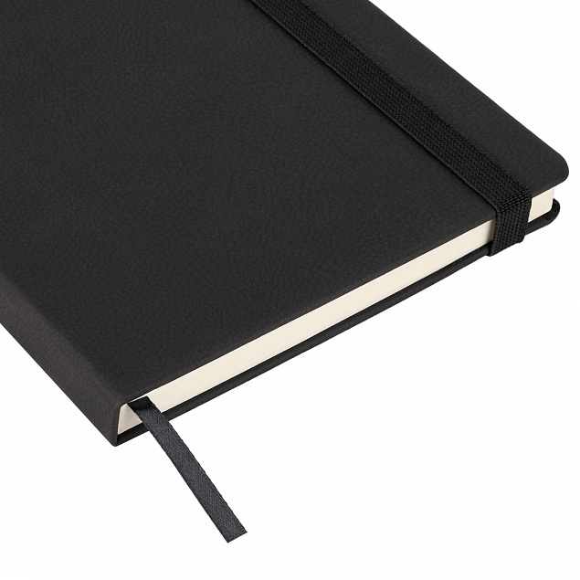 Ежедневник недатированный Marseille soft touch BtoBook, черный с логотипом в Санкт-Петербурге заказать по выгодной цене в кибермаркете AvroraStore