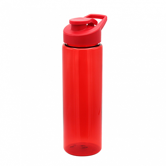 Пластиковая бутылка Ronny - Красный PP с логотипом в Санкт-Петербурге заказать по выгодной цене в кибермаркете AvroraStore