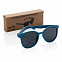 Солнцезащитные очки ECO, синий с логотипом в Санкт-Петербурге заказать по выгодной цене в кибермаркете AvroraStore