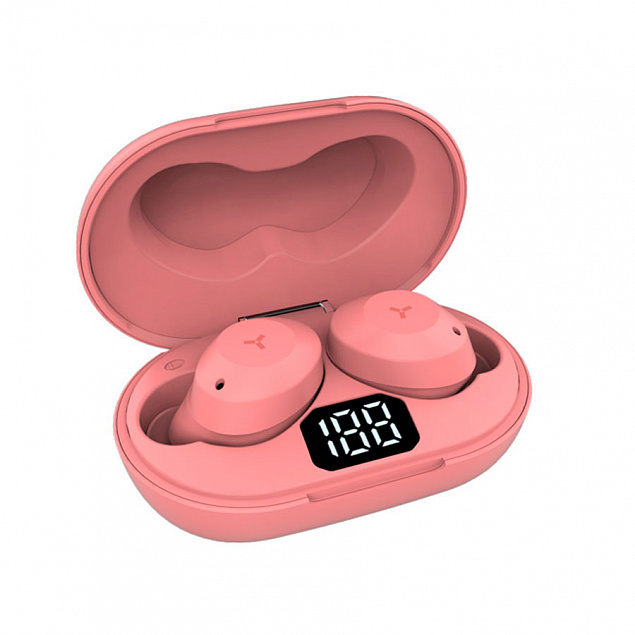 Беспроводные наушники ACCESSTYLE FOX TWS, розовый с логотипом в Санкт-Петербурге заказать по выгодной цене в кибермаркете AvroraStore