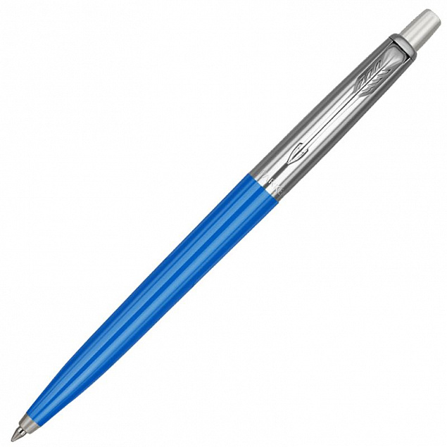 Ручка шариковая Parker Jotter Originals Blue Chrome CT, синяя с логотипом в Санкт-Петербурге заказать по выгодной цене в кибермаркете AvroraStore