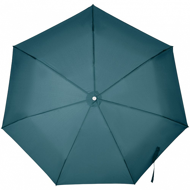 Складной зонт Alu Drop S, 3 сложения, 7 спиц, автомат, синий (индиго) с логотипом в Санкт-Петербурге заказать по выгодной цене в кибермаркете AvroraStore