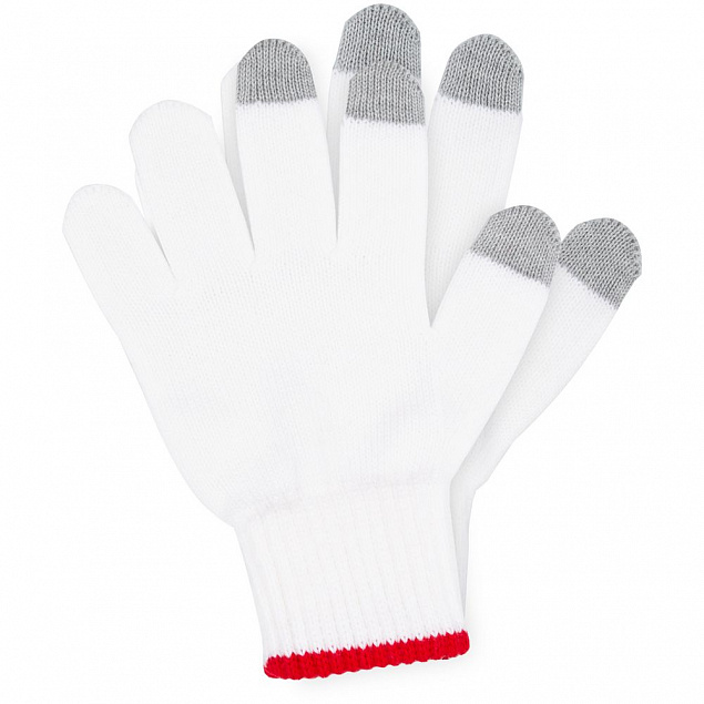 Сенсорные перчатки на заказ Guanti Tok, полушерсть с логотипом в Санкт-Петербурге заказать по выгодной цене в кибермаркете AvroraStore