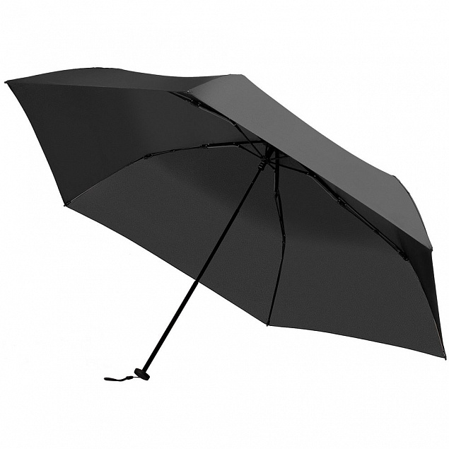 Зонт складной Luft Trek, черный с логотипом в Санкт-Петербурге заказать по выгодной цене в кибермаркете AvroraStore