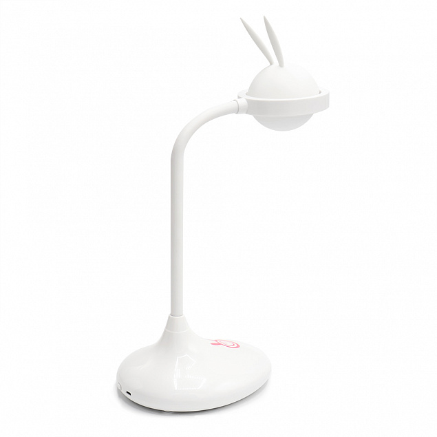 Настольный светильник светодиодный Krolly, белый с логотипом в Санкт-Петербурге заказать по выгодной цене в кибермаркете AvroraStore
