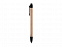 Ручка-стилус шариковая Planet, бежевый/черный с логотипом в Санкт-Петербурге заказать по выгодной цене в кибермаркете AvroraStore