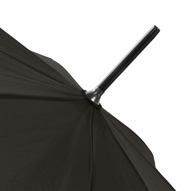 Зонт-трость Dublin, черный с логотипом в Санкт-Петербурге заказать по выгодной цене в кибермаркете AvroraStore