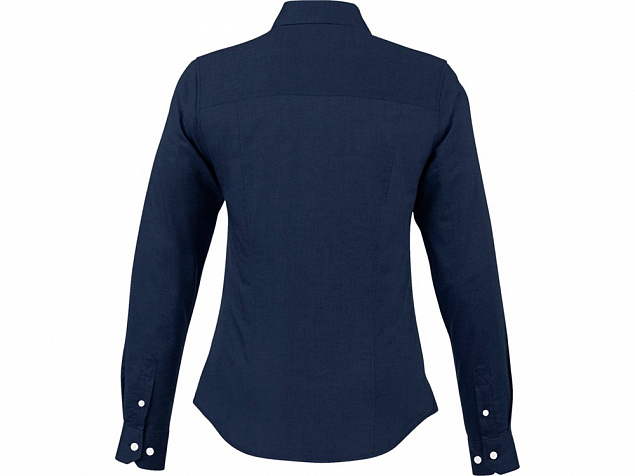 Женская рубашка с длинными рукавами Vaillant, темно-синий с логотипом в Санкт-Петербурге заказать по выгодной цене в кибермаркете AvroraStore