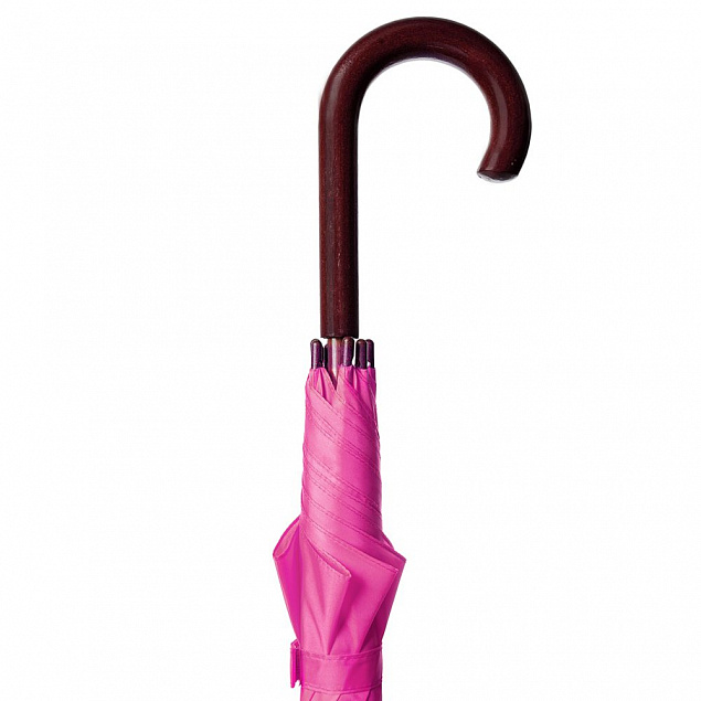 Зонт-трость Standard, ярко-розовый (фуксия) с логотипом в Санкт-Петербурге заказать по выгодной цене в кибермаркете AvroraStore