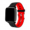 браслет к часам SAM черный/красный с логотипом в Санкт-Петербурге заказать по выгодной цене в кибермаркете AvroraStore