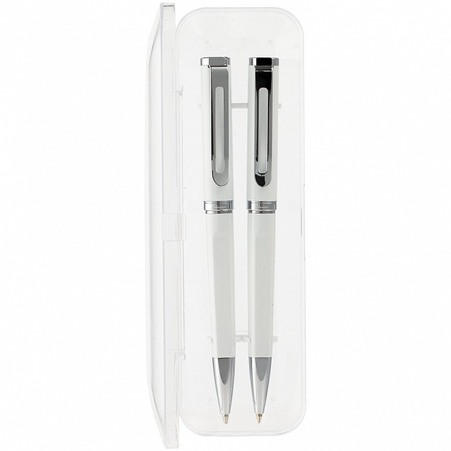 Набор Phase: ручка и карандаш, белый с логотипом в Санкт-Петербурге заказать по выгодной цене в кибермаркете AvroraStore