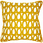 Чехол на подушку Twirl, квадратный, горчичный с логотипом в Санкт-Петербурге заказать по выгодной цене в кибермаркете AvroraStore