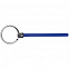 Элемент брелка-конструктора «Хлястик с кольцом и зажимом», синий с логотипом в Санкт-Петербурге заказать по выгодной цене в кибермаркете AvroraStore