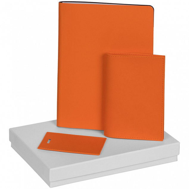 Набор Shall Travel, оранжевый с логотипом в Санкт-Петербурге заказать по выгодной цене в кибермаркете AvroraStore