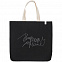Холщовая сумка с вышивкой «Нелинейная регрессия», черная с логотипом в Санкт-Петербурге заказать по выгодной цене в кибермаркете AvroraStore