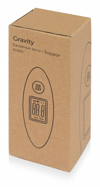 Багажные весы с покрытием soft-touch Gravity с логотипом в Санкт-Петербурге заказать по выгодной цене в кибермаркете AvroraStore
