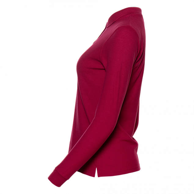 Рубашка поло Рубашка женская 04SW Бордовый с логотипом в Санкт-Петербурге заказать по выгодной цене в кибермаркете AvroraStore