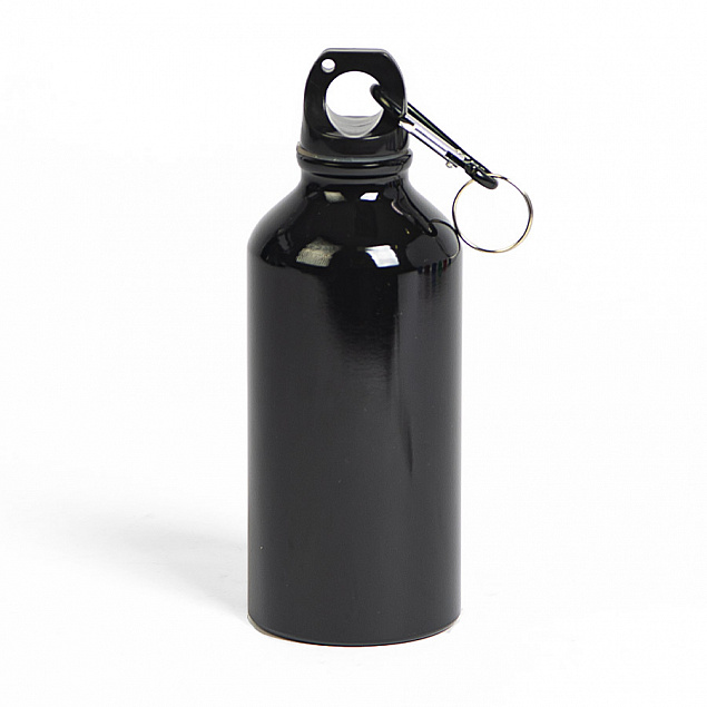 Бутылка для воды с карабином MENTO, 400мл с логотипом в Санкт-Петербурге заказать по выгодной цене в кибермаркете AvroraStore