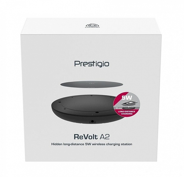 Беспроводное зарядное устройство Revolt A2 с логотипом в Санкт-Петербурге заказать по выгодной цене в кибермаркете AvroraStore