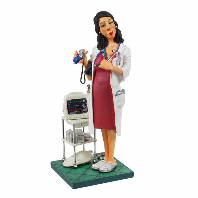 Скульптура "Мадам Доктор" с логотипом в Санкт-Петербурге заказать по выгодной цене в кибермаркете AvroraStore