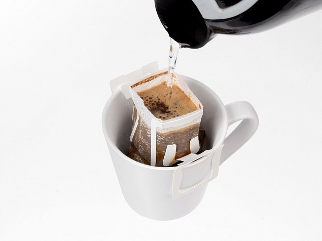 Кофе в дрип-пакете Drip Tip, Бразилия Сантос с логотипом в Санкт-Петербурге заказать по выгодной цене в кибермаркете AvroraStore
