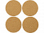 Набор костеров из пробки в хлопковом мешке «Bali» с логотипом в Санкт-Петербурге заказать по выгодной цене в кибермаркете AvroraStore