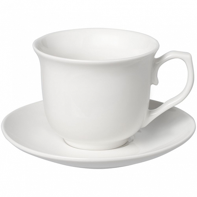 Чайная пара Small Talk, белая с логотипом в Санкт-Петербурге заказать по выгодной цене в кибермаркете AvroraStore