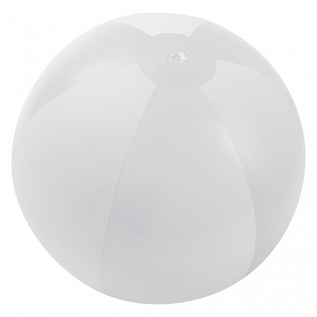 Надувной пляжный мяч Jumper, белый с логотипом в Санкт-Петербурге заказать по выгодной цене в кибермаркете AvroraStore