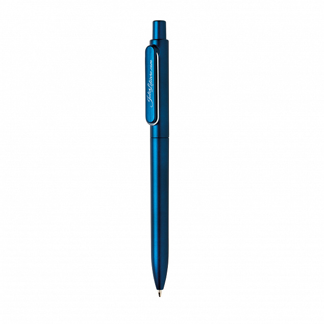 Ручка X6, синий с логотипом в Санкт-Петербурге заказать по выгодной цене в кибермаркете AvroraStore