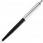 Ручка шариковая Senator Point Metal, черная с логотипом в Санкт-Петербурге заказать по выгодной цене в кибермаркете AvroraStore