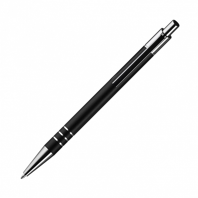Шариковая ручка City, черная с логотипом в Санкт-Петербурге заказать по выгодной цене в кибермаркете AvroraStore