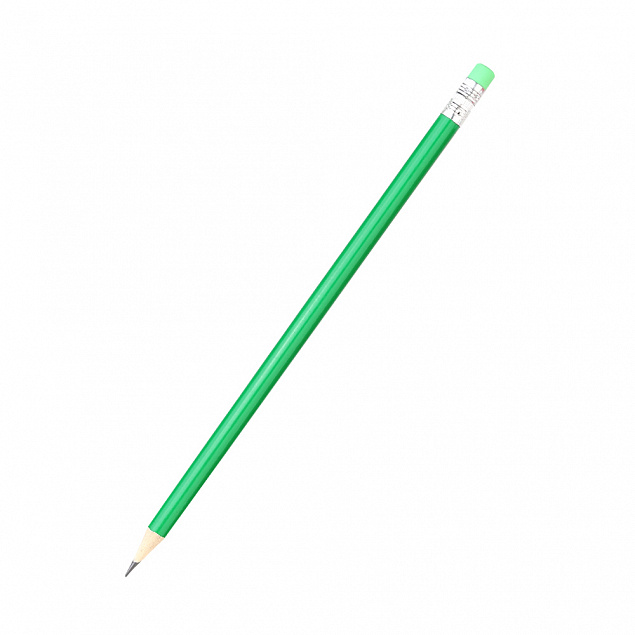 Карандаш Largo с цветным корпусом - Зеленый FF с логотипом в Санкт-Петербурге заказать по выгодной цене в кибермаркете AvroraStore