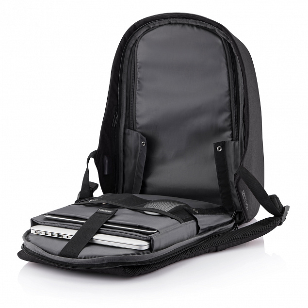 Антикражный рюкзак Bobby Hero Regular, черный с логотипом в Санкт-Петербурге заказать по выгодной цене в кибермаркете AvroraStore