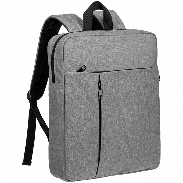 Рюкзак для ноутбука Burst Oneworld, серый с логотипом в Санкт-Петербурге заказать по выгодной цене в кибермаркете AvroraStore