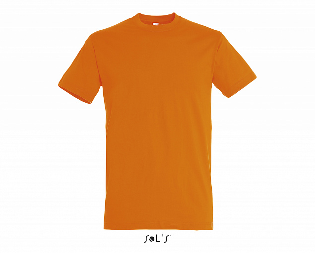 Фуфайка (футболка) REGENT мужская,Оранжевый 4XL с логотипом в Санкт-Петербурге заказать по выгодной цене в кибермаркете AvroraStore