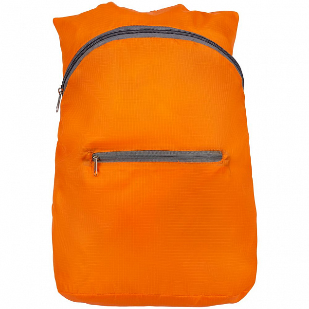 Складной рюкзак Barcelona, оранжевый с логотипом в Санкт-Петербурге заказать по выгодной цене в кибермаркете AvroraStore